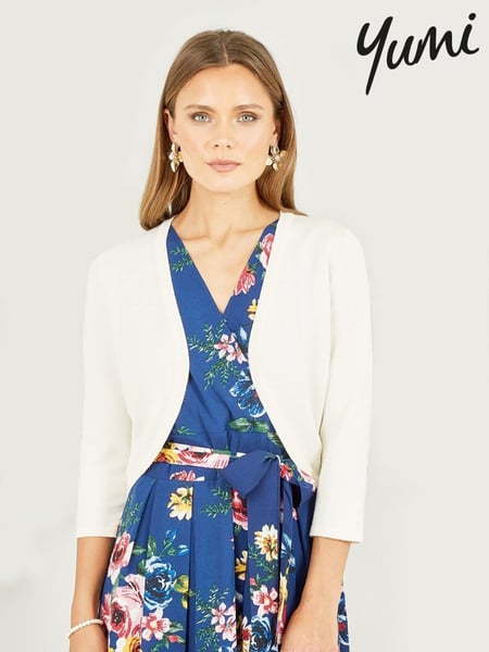 Yumi White Knitted Bolero (N21900) | € 56