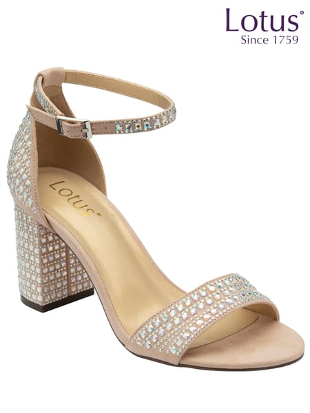 Lotus Pink Open-Toe Heeled Sandals (N23196) | € 54