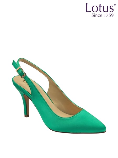 Lotus Green Slingback Court Shoes (N23224) | € 47