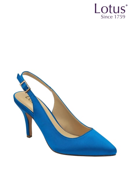 Lotus Blue Slingback Court Shoes (N23273) | € 47