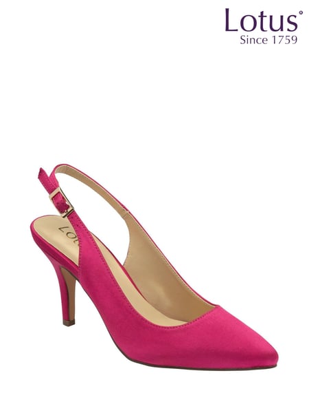 Lotus Pink Slingback Court Shoes (N23276) | € 94