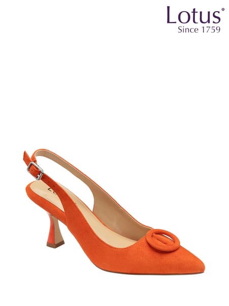 Lotus Orange Pointed-Toe Court Shoes (N23370) | € 117