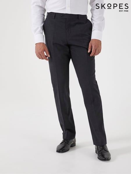 Skopes Charcoal Grey Classic Fit Wool Rich Darwin Suit Trousers (N25162) | € 108