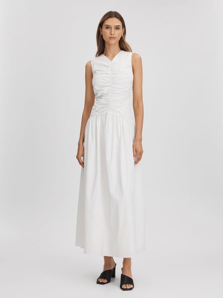 Anna Quan Ruche Maxi Dress (N25303) | € 1.014