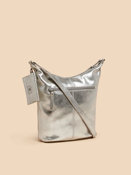 White Stuff Silver Tone Fern Leather Cross-Body Bag (N25503) | € 98