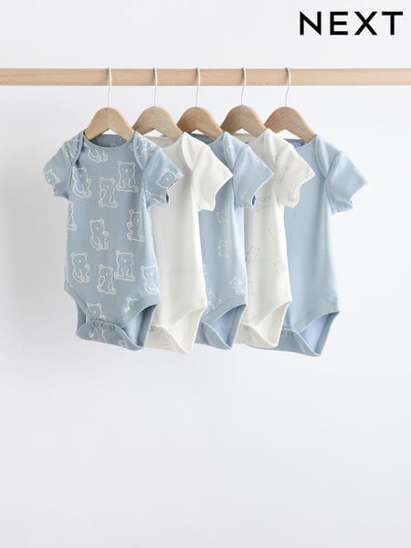 Blue Bear Baby Bodysuits 5 Pack (N27279) | € 20 - € 23
