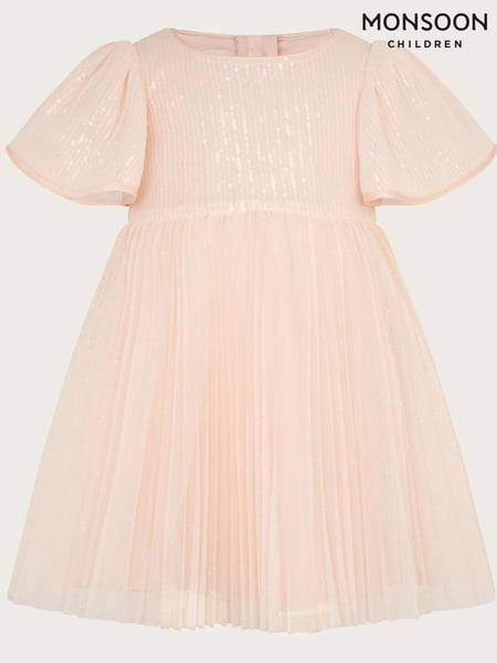Monsoon Pink Baby Florence Sequin Dress (N27413) | € 35 - € 39