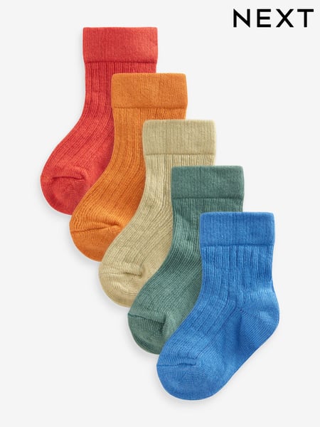 Multi bright Socks Baby 5 Pack (0mths-2yrs) (N28220) | € 8