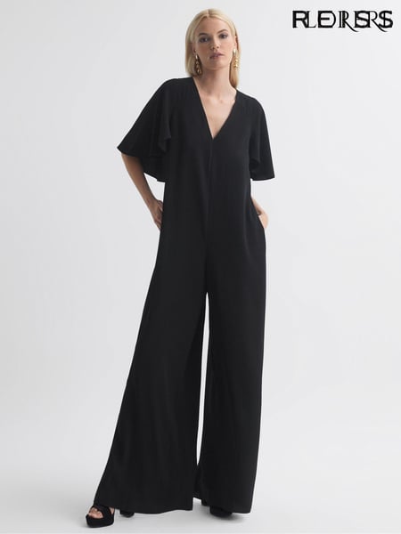 Florere Relaxed Fit Cape Sleeve Jumpsuit (N33330) | € 356