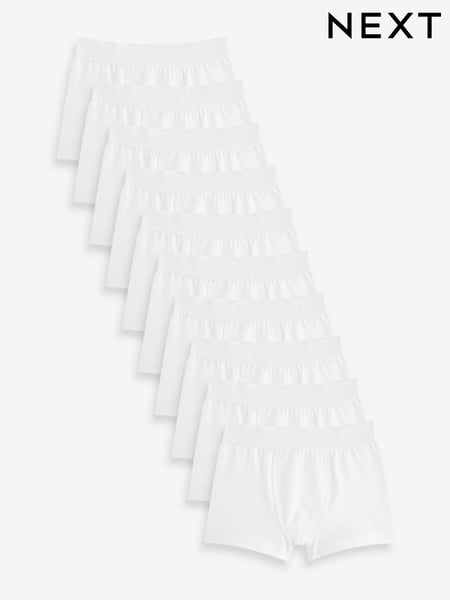 White Trunks 10 Pack (1.5-16yrs) (N33980) | € 38 - € 45