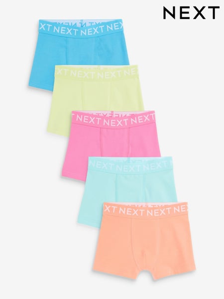 Pastel Bright Trunks 5 Pack (2-16yrs) (N34004) | € 14 - € 18