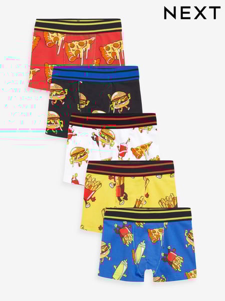 Fast Food Print Trunks 5 Pack (1.5-16yrs) (N34007) | € 20 - € 27
