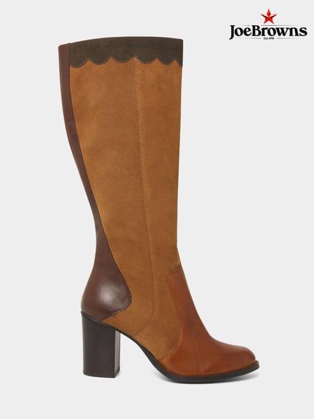 Joe Browns Brown Made You Look Suede Leather Boots (N34264) | € 97