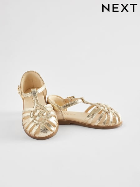 Gold Fisherman Occasion Sandals (N34613) | € 16 - € 19