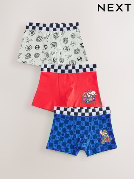 Mario License Trunks 3 Pack (1.5-14yrs) (N37045) | € 18 - € 23