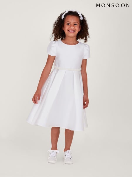 Monsoon Natural Pearl Belt Henrietta Duchess Dress (N38579) | € 87 - € 103