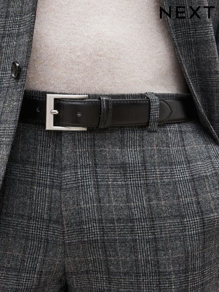 Black Faux Leather Belt (N39713) | € 15