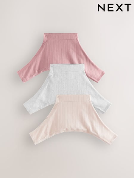 Pink/Grey Baby 100% Cotton Hip Dysplasia Leggings 3 Pack (0-3yrs) (N44456) | € 27 - € 30