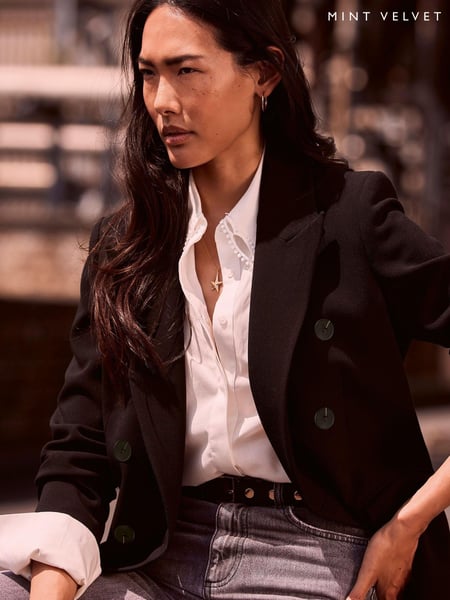 Mint Velvet Black Longline Blazer (N47515) | € 49