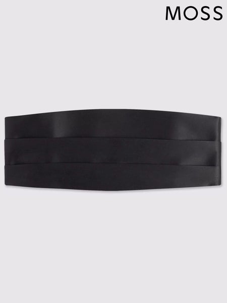 MOSS Black Cummerbund Tie (N48993) | € 39