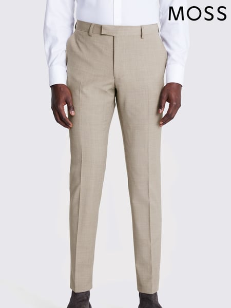 MOSS Natural Slim Fit Trousers (N51182) | € 203