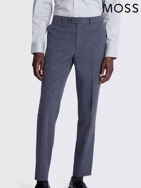 MOSS Grey Tailored Fit Trousers (N51185) | € 78