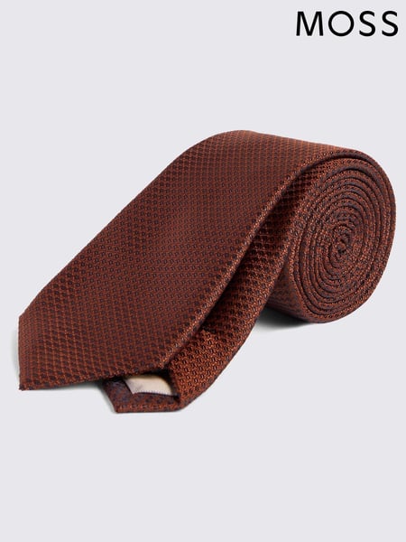 MOSS Red Textured Tie (N51193) | € 31