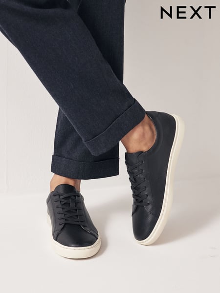 Schwarz - Leather Trainers (N51984) | 32 €