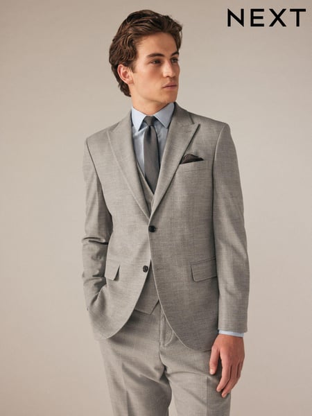 Neutral Slim Fit Check Suit Jacket (N54910) | € 148