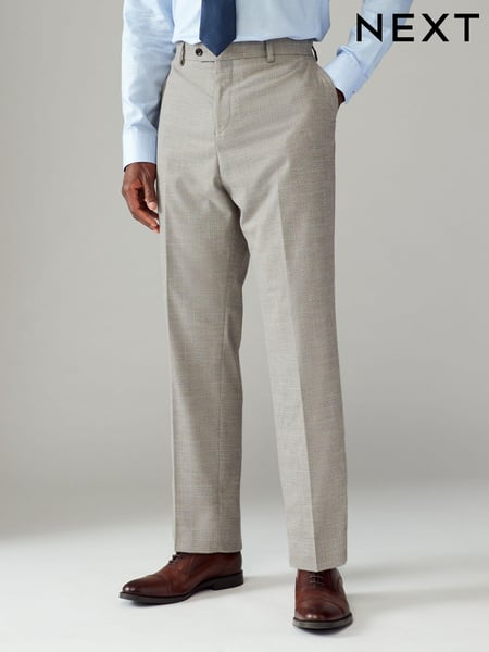 Neutral Slim Fit Check Suit Trousers (N54911) | € 75
