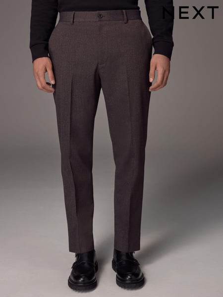 Burgundy Red Smart Twill Trousers (N54986) | € 30