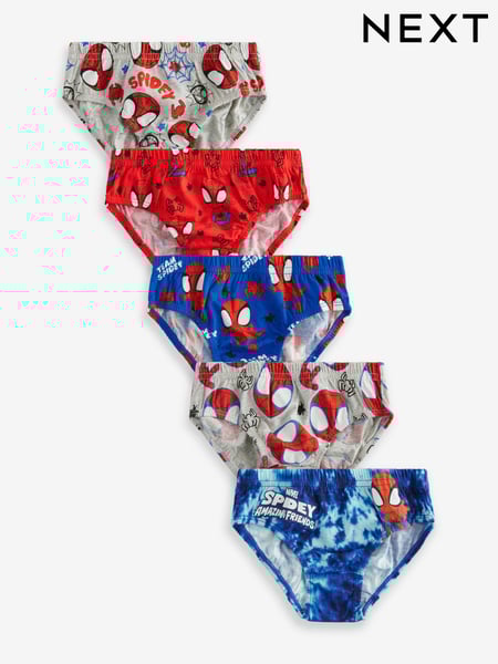 Spiderman Briefs 5 Pack (1.5-10yrs) (N58635) | € 16 - € 17