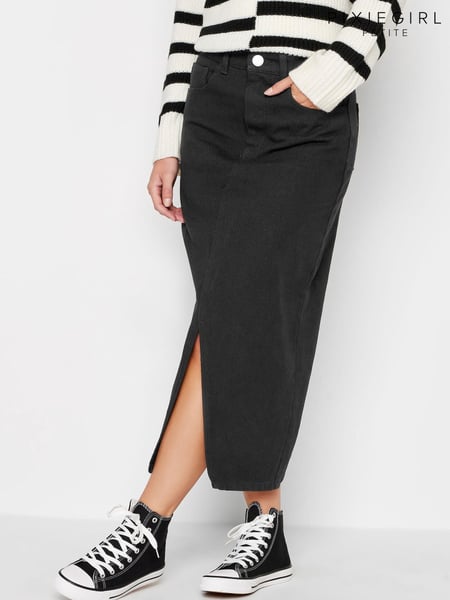PixieGirl Petite Black Denim Midi Skirt (N58976) | € 10
