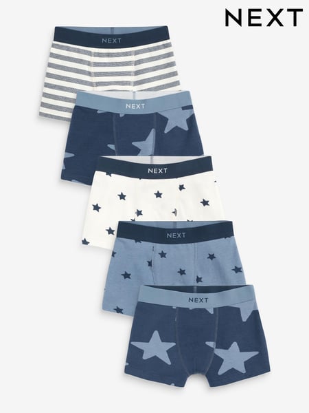 Blue Stars and Stripes Trunks 5 Pack (1.5-16yrs) (N59107) | € 20 - € 24