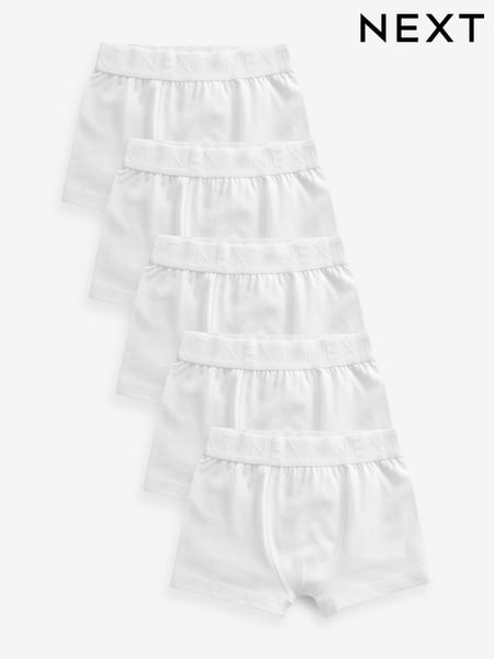 White Trunks 5 Pack (2-16yrs) (N59115) | € 20 - € 27