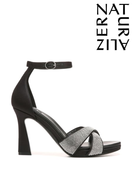 Naturalizer Lizbeth2 Ankle Strap Heeled Black Sandals (N59140) | € 109