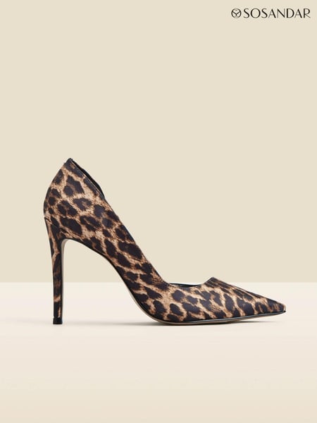 Sosandar Black Cut Out Detail Stiletto Heels Courts Shoes (N62331) | € 66