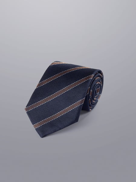 Charles Tyrwhitt Blue Silk Stripe Tie (N62589) | € 55