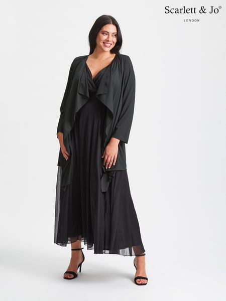 Scarlett & Jo Black Waterfall Cardigan (N64383) | € 31