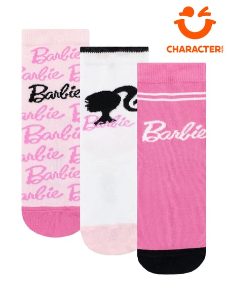 Character Pink Barbie 3 Pack Socks (N70963) | € 17