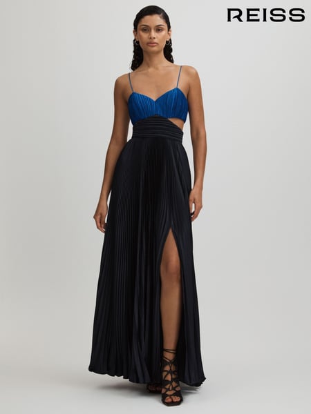 Amur Pleated Cut-Out Maxi Dress (N74049) | € 1.011