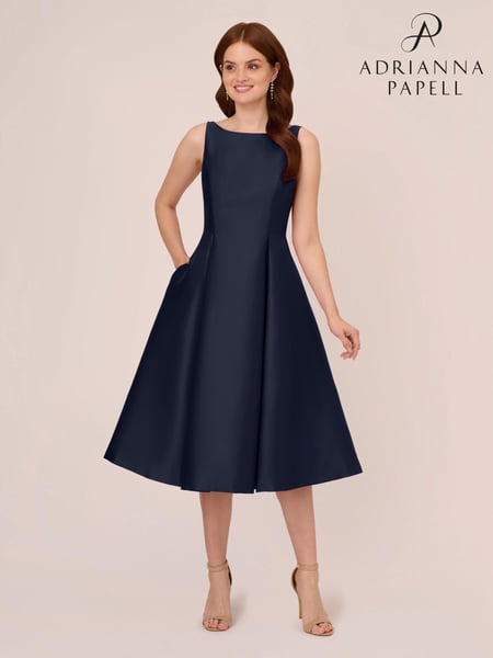 Adrianna Papell Sleeveless Tea Length Dress (N76797) | € 248