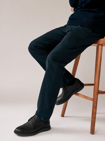 Black Wedge Derby Shoes (N79179) | € 63