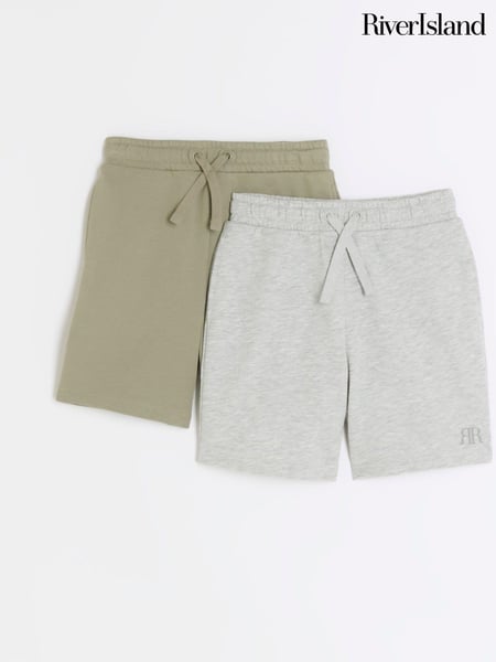 River Island Grey Mini Boys Multipack Shorts (N79478) | € 23