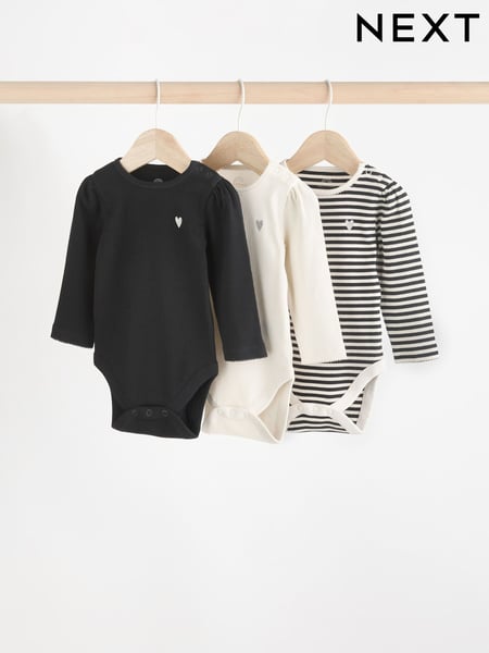Black/White Baby Bodysuits 3 Pack (N95272) | € 20 - € 23
