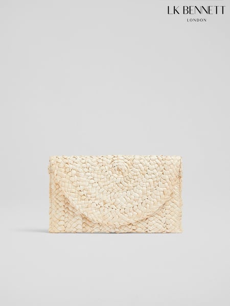 LK Bennett Natural Dove Straw Envelope Clutch (N96164) | € 139