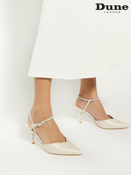 Dune London Cream Companion Bridal Y Back Courts (N96641) | € 248