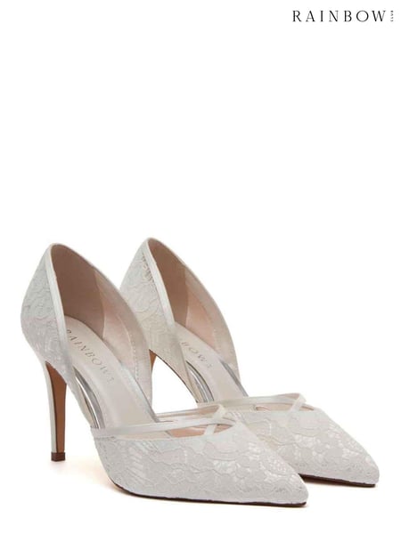 Rainbow Club Ivory Wedding Georgia Stiletto Heel Court Bridal Shoes (Q12719) | € 34