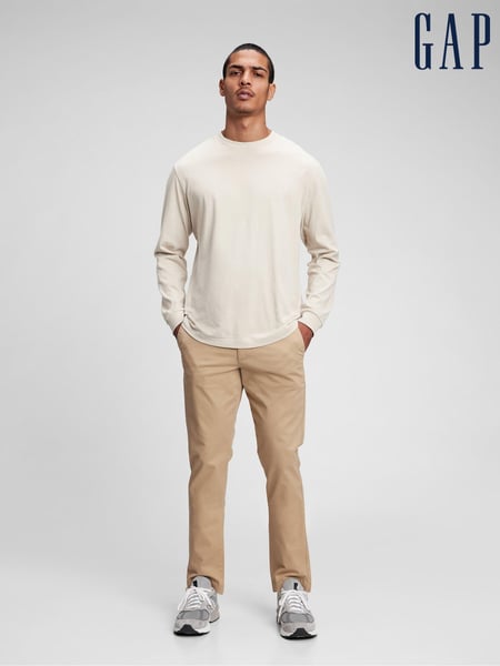 Gap Beige Slim Fit Stretch Essential Chino Trousers (Q25684) | € 62