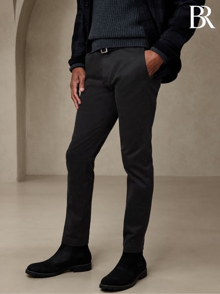 Banana Republic Black Slim Rapid Movement Chinos (Q31581) | € 117